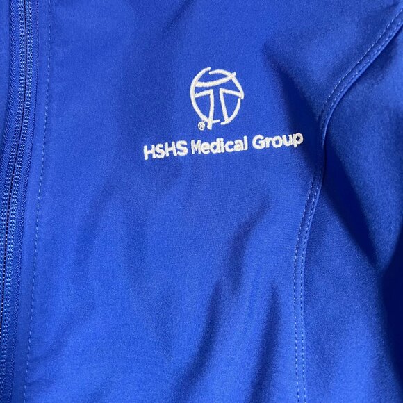 HSHS Medicl Group Blue Jacket, Zip, Front, Ladies Jacket from Port Authority Siz - Picture 4 of 8